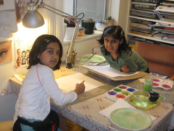 Art Studio PALETTE.  2006 Aanchal and Seona